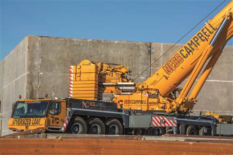 NessCampbell Crane + Rigging has its origins in a tow truck company started in 1943