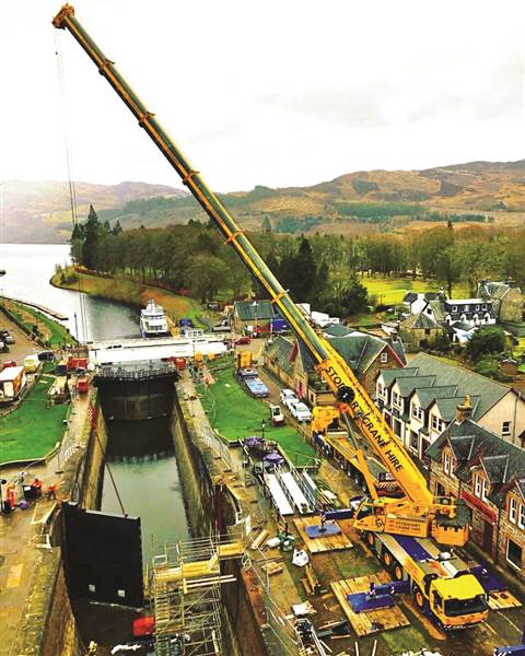 Manitowoc Cranes, 2020, Grove GMK5250L from Stoddart Crane Hire, Loch Ness (3)